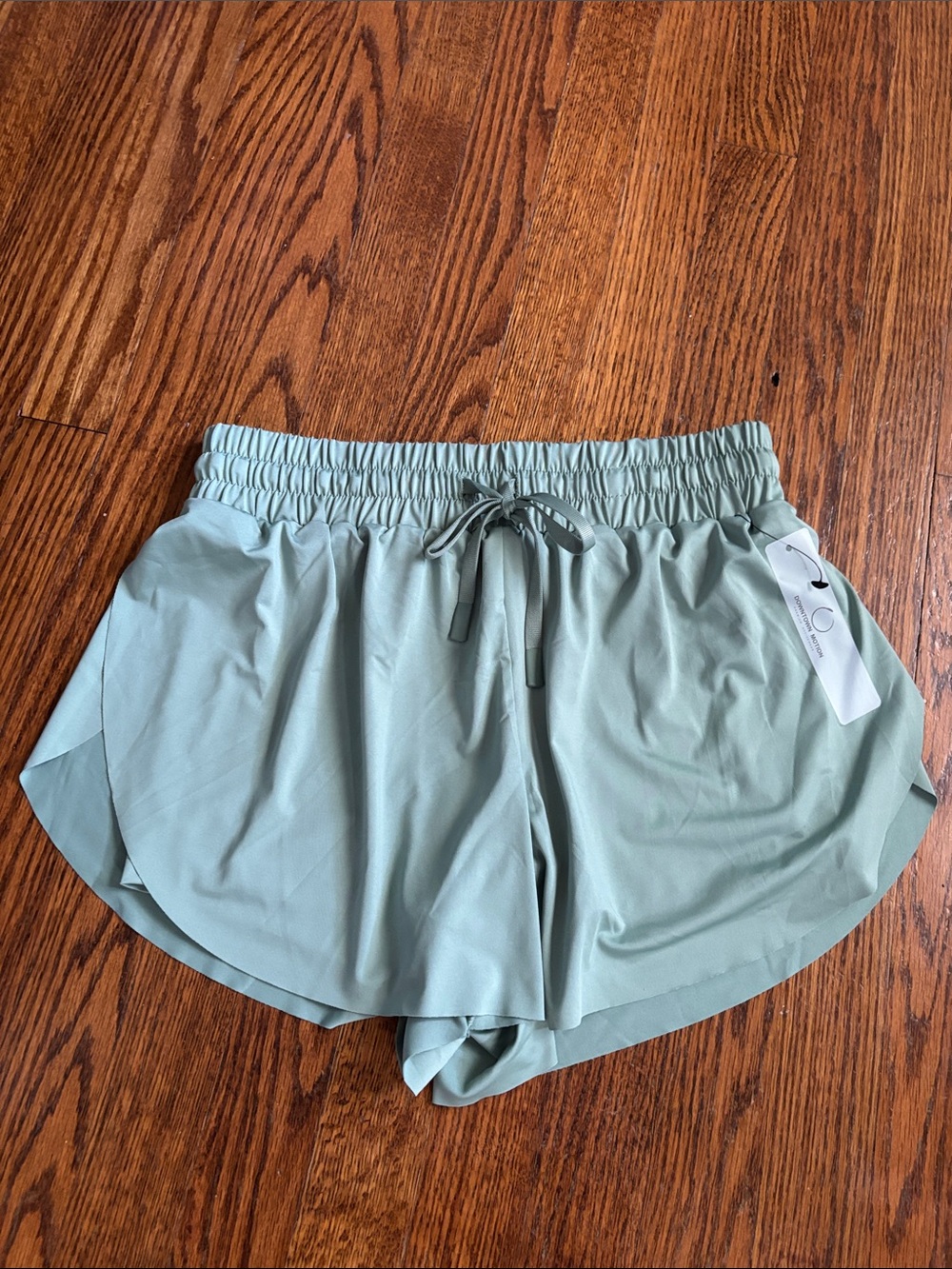 Light Sage Running Shorts